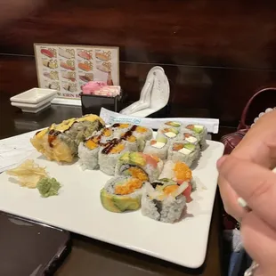 Godzilla Roll Tempura Sweet Potato Roll Philadelphia Roll Crazy Tuna Roll