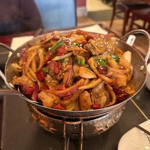 Short rib dry pot - lunch size