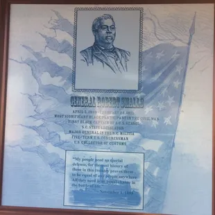 Picture at the Entrace of the General Smalls Inn.