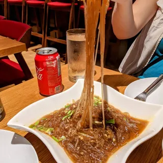 Sweet Potato Noodles with Minced Pork