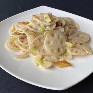 Lotus Root with Pickle Sauce (Gluten-Free)