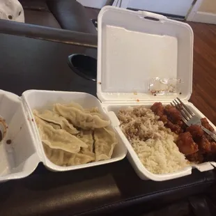 Steamed Dumplings amazing! GeneralTso is terrible