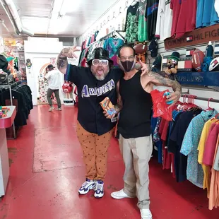 Slobby Robby and ur boy O.G. Pete from PHX 602 purchasing Super Man memorabilia.LOVE THIS PLACE BRING ME BACK TO MY CHILD HOOD