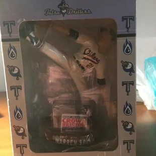 A lifelong baseball fan, I found the perfect souvenir from my Route 66 trip with my dad. Thanks guys!