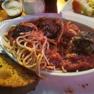 Spaghetti and Meatballs in progress