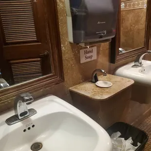 In ladies room