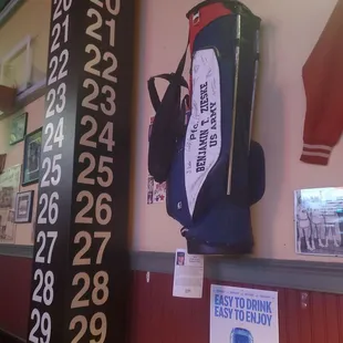 Duffel bag of a young soldier killed in Iraq with his picture and story attached