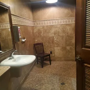 In ladies room