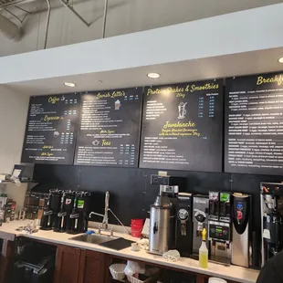 Variety of drinks