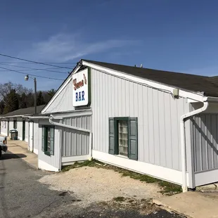 the outside of the building