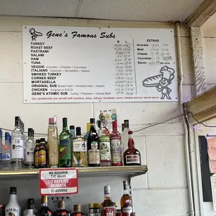 New menu prices 10/2023