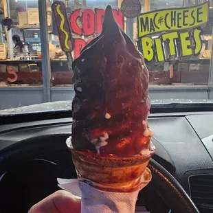 Baby dipped cone is pretty big! #yum #ReviewsByRL