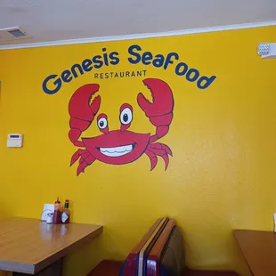 a crab on the wall
