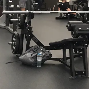 Bag on work floor