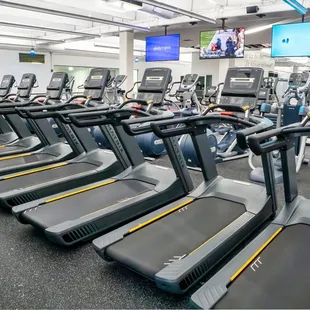 Come get in a great workout with one of our many treadmills - or any other machine of your choosing!