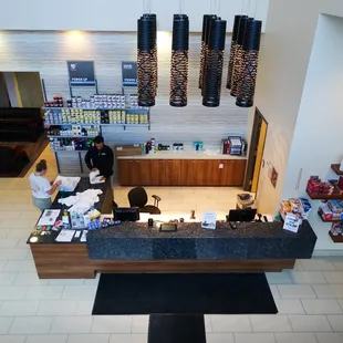 Front desk at Askarben Genesis