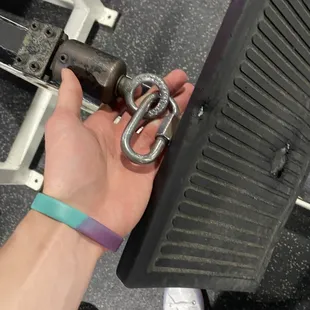 Broke carabiner