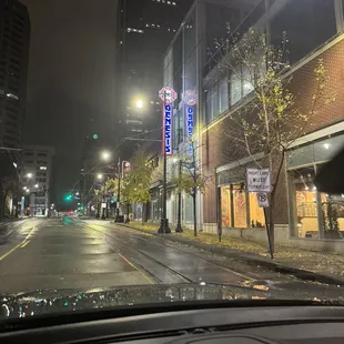 Great location in the heart of the Power and Light district.