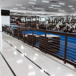 Indoor track at Genesis Rock Road