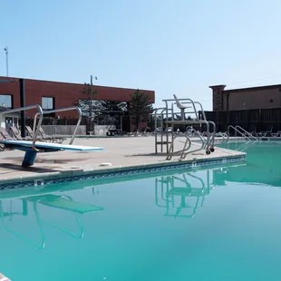 Outdoor pool at Genesis Rock Road