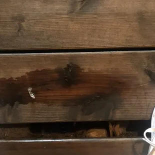 For a week straight the same trash was in the sauna booth.