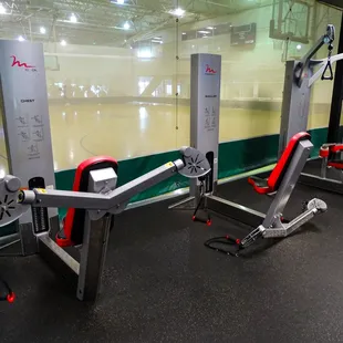 Gym equipment at West Central Genesis