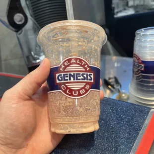 Drank it in a split second.