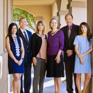 Our Team (L-R)
 Valerie Crawford, NP, Howard Eisenberg, MD, Erin Grigg, NP, Catherine Westerband, MD, Victor Chen, MD, Hayley Kisiel, CNM