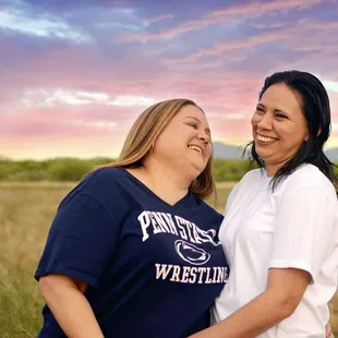 Our wonderful Triage nurse and her partner