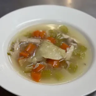 Crêpe Lock chicken soup