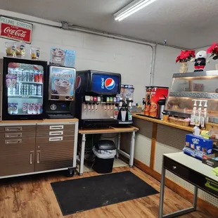 refridgerator and counter