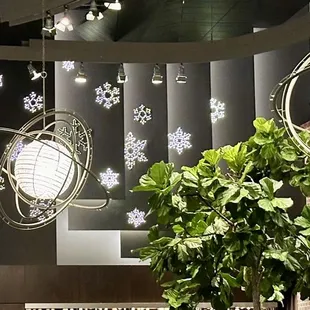 Christmas decor and view