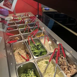 2nd section of ingredients for entree