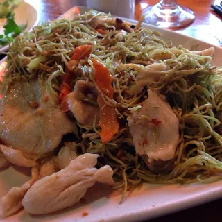 Garlic Spinach Noodles