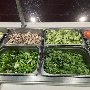 salads, interior