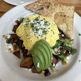 Seasonal Veggie Hash + Hashbrowns