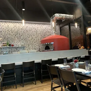 New wood burning stove straight from Italy! Can't wait to try the recipes to come out of that oven!