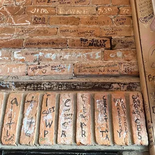 Everyone gets to leave their mark.