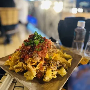 LARGE Kalua pork nachos