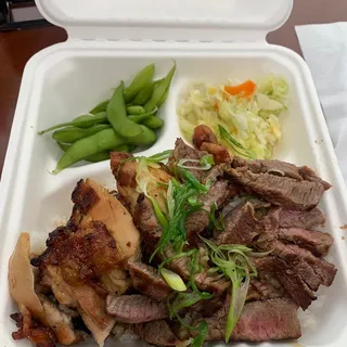 1. Chicken and Beef Teriyaki Combo