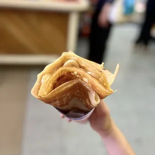 14. Caramel, Banana and Custard Crepe