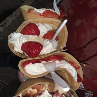 15. Strawberry Crepe