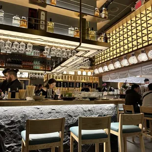 Nice bar right in the middle