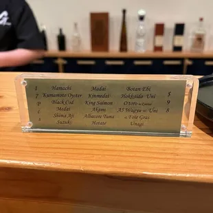 17 piece Omakase ($98)