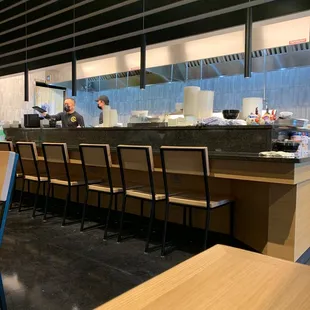 Kitchen hard at work