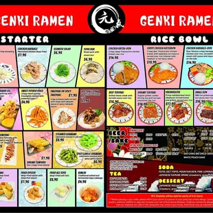 New menu