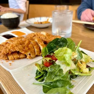 Chicken Katsu. She said it was very good.