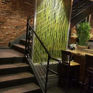 Stairs to the restaurant