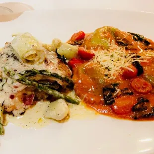 a plate of food