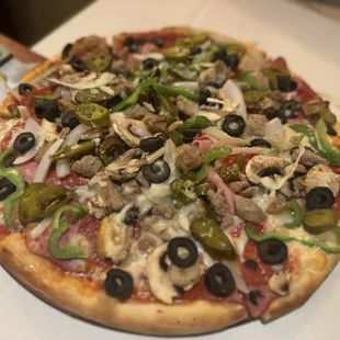 pizza, food